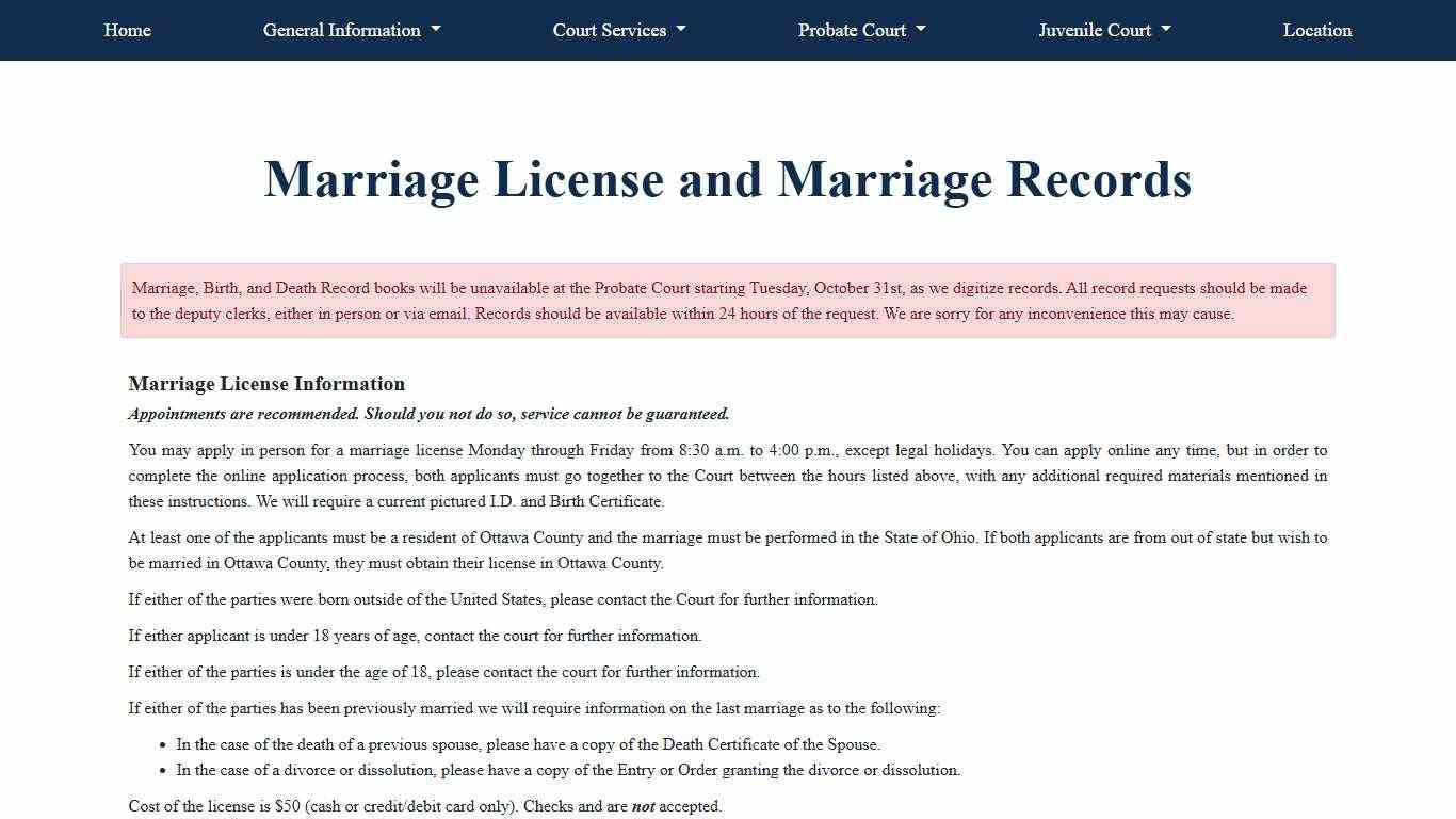 Ottawa County Probate & Juvenile Courts