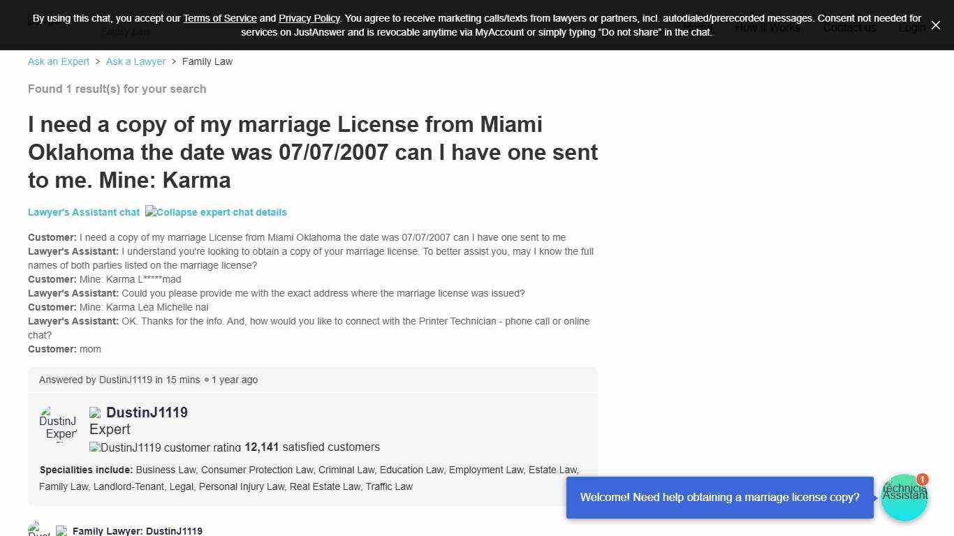 Get a Copy of Your Miami OK Marriage License Fast